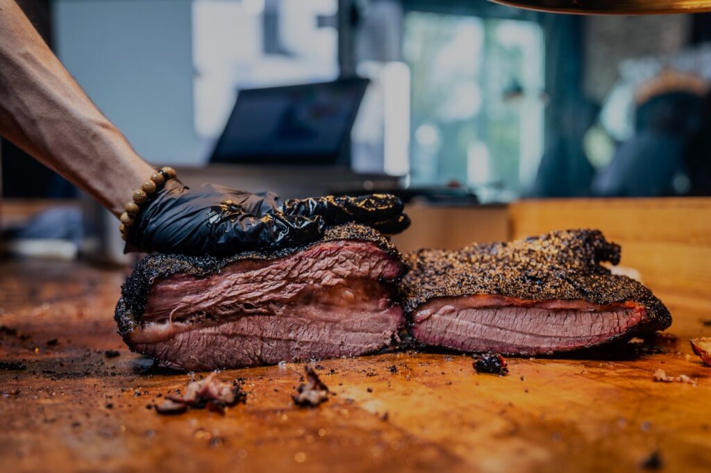 Slow roasted barbecue - Post Oak Barbecue background